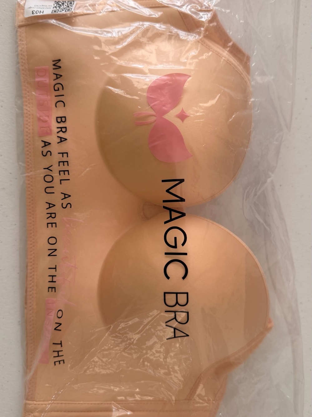 2 Magic Bra’s Nude Size 36 D